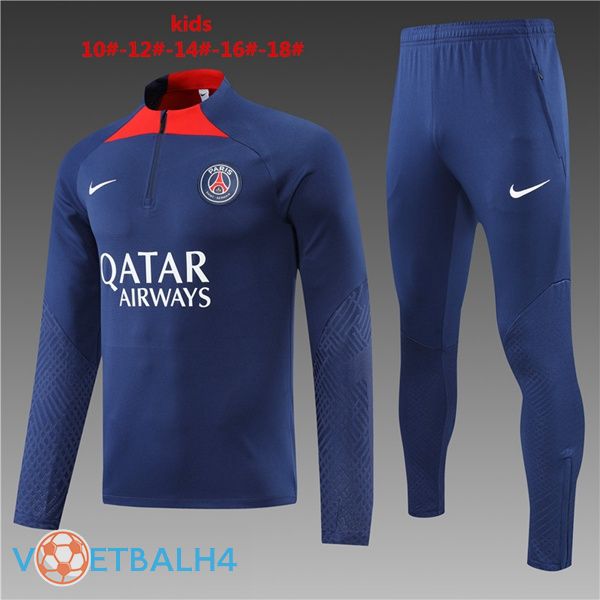 Paris PSG kinderen trainingspak blauw 2022/2023