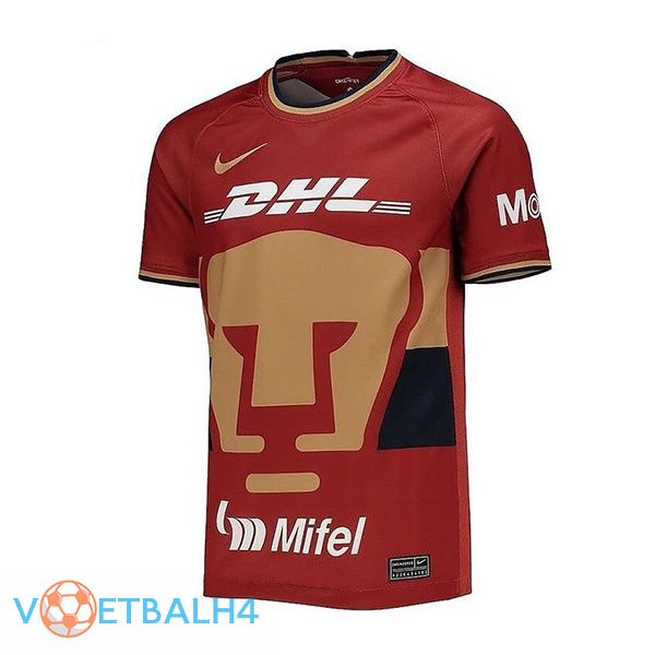 Pumas UNAM derde jerseys rood Fonce 2022-2023