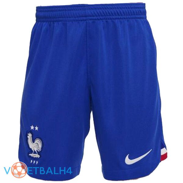 Frankrijk uit voetbal korte broek blauw 2022-2023