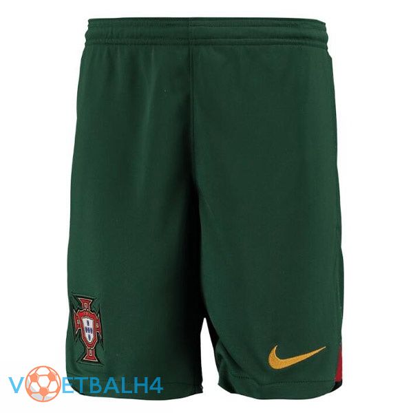 Portugal thuis voetbal korte broek groente 2022-2023