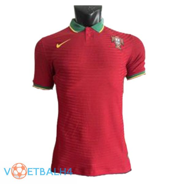 Portugal jersey thuis rood versie lek wereldbeker 2022