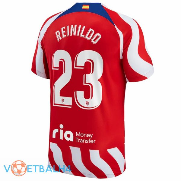 Atletico Madrid (Reinildo 23) voetbal jersey thuis rood 2022/2023