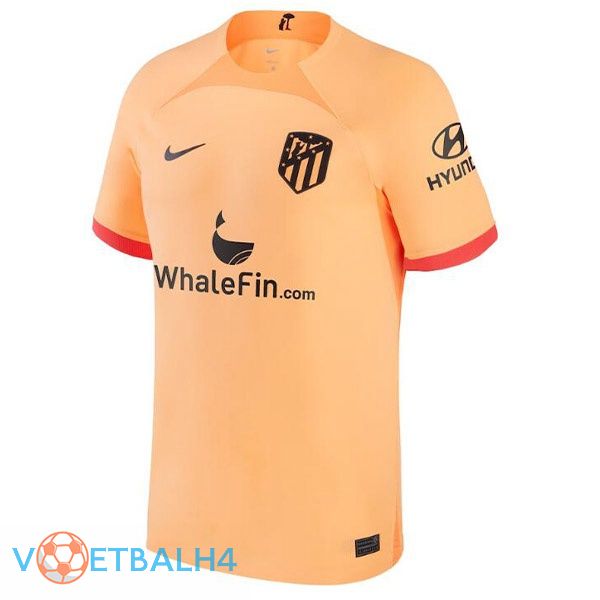 Atletico Madrid voetbal jerseys derde oranje 2022-2023