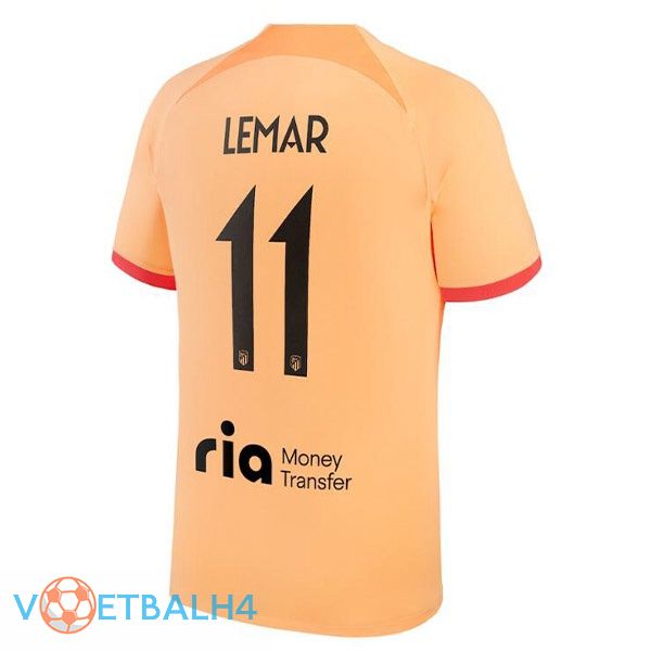 Atletico Madrid (LEMAR 11) voetbal jerseys derde oranje 2022-2023