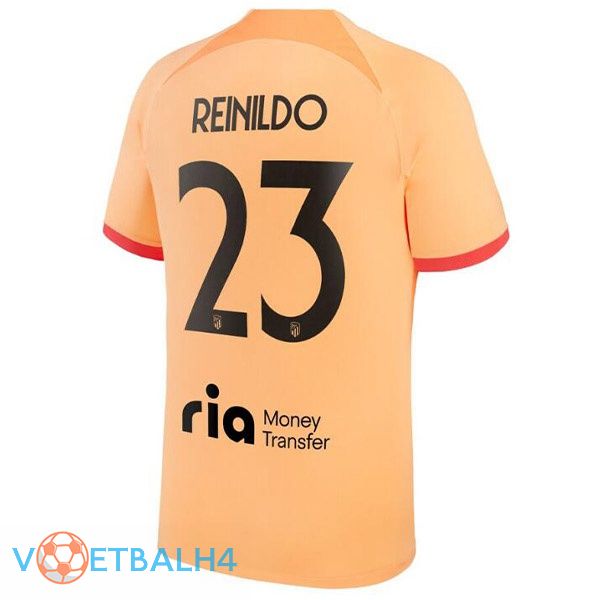 Atletico Madrid (REINILDO 23) voetbal jerseys derde oranje 2022-2023