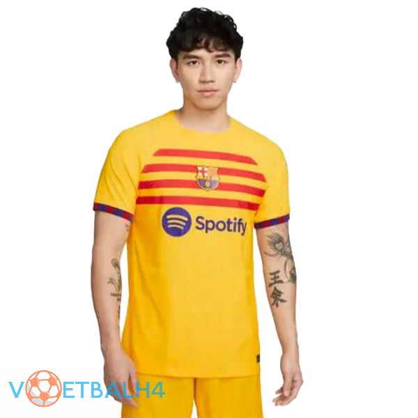 FC Barcelona voetbal jersey vierde geel 2022/2023