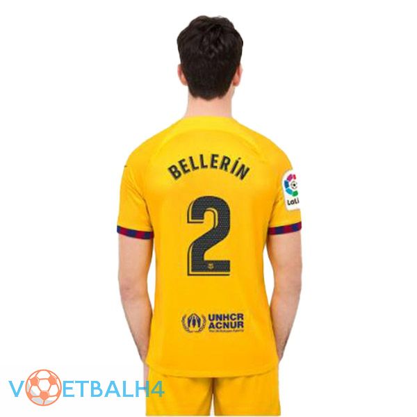 FC Barcelona (BELLERÍN 2) voetbal jersey vierde geel 2022/2023