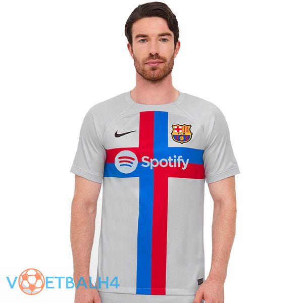 FC Barcelona voetbal jerseys derde grijs 2022-2023