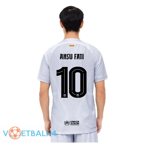 FC Barcelona (ANSU FATI 10) voetbal jerseys derde grijs 2022-2023