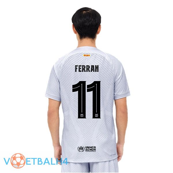 FC Barcelona (FERRAN 11) voetbal jerseys derde grijs 2022-2023