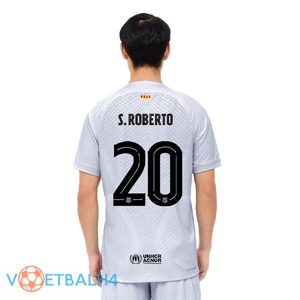 FC Barcelona (S. ROBERTO 20) voetbal jerseys derde grijs 2022-2023