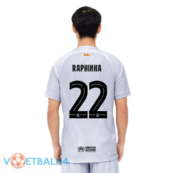 FC Barcelona (RAPHINHA 22) voetbal jerseys derde grijs 2022-2023