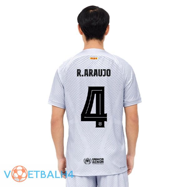 FC Barcelona (R. ARAUJO 4) voetbal jerseys derde grijs 2022-2023