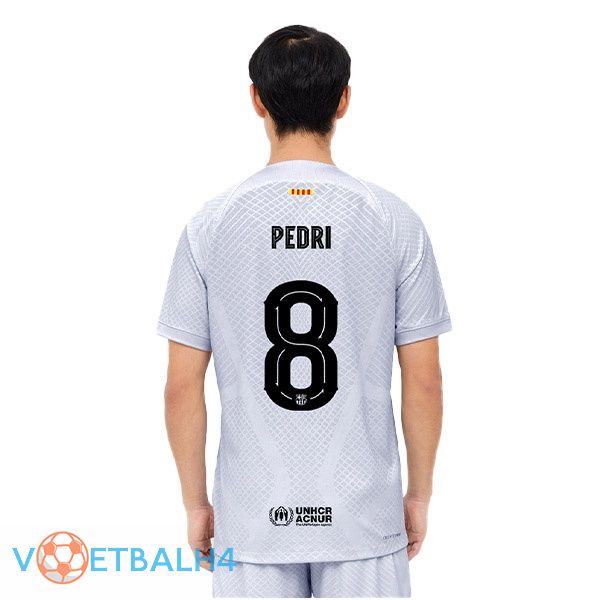 FC Barcelona (PEDRI 8) voetbal jerseys derde grijs 2022-2023