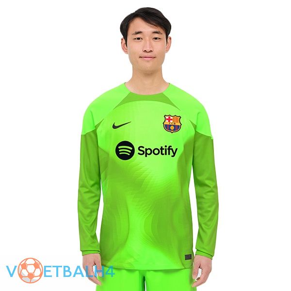 FC Barcelona thuis jersey doelman lange mouwgroente 2022/2023