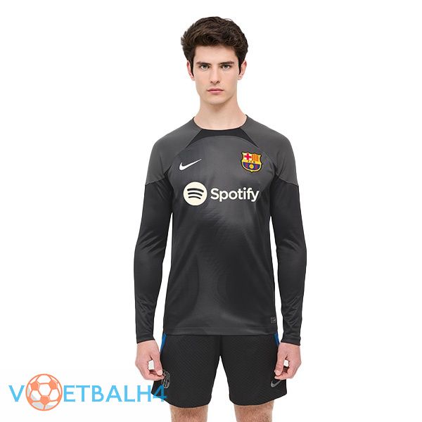 FC Barcelona doelman jersey lange mouwzwart 2022/2023