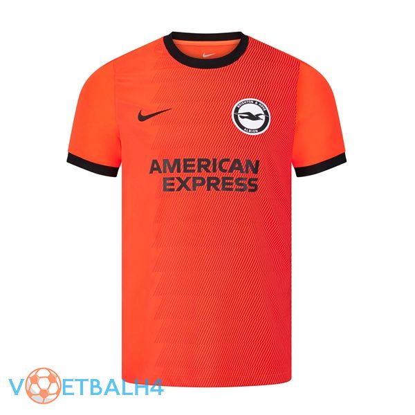 FC Brighton voetbal jersey uit oranje 2022/2023