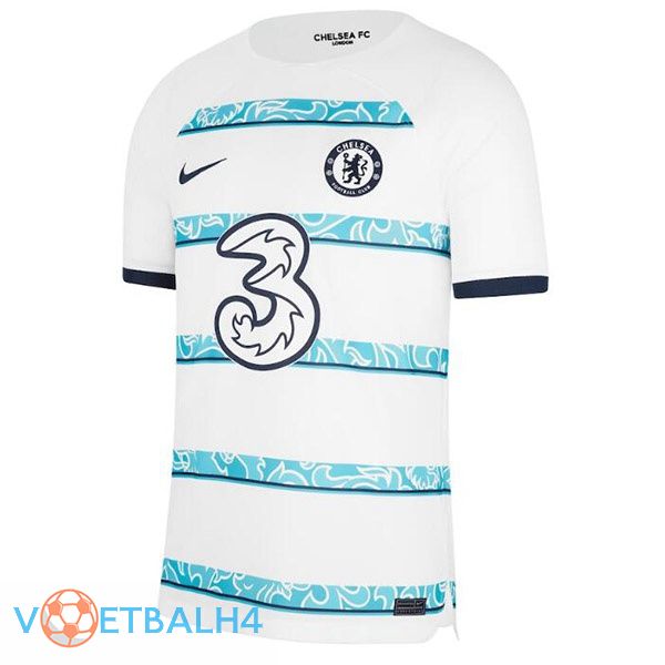 FC Chelsea voetbal jerseys uit wit 2022-2023