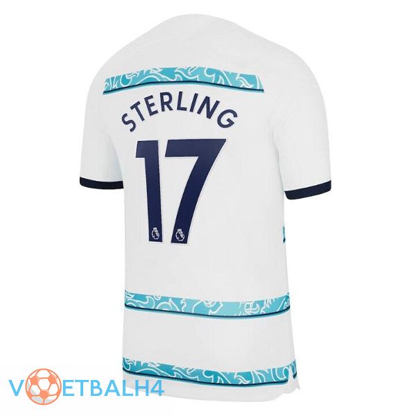 FC Chelsea (STERLING 17) voetbal jerseys uit wit 2022-2023