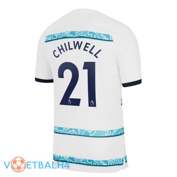 FC Chelsea (CHILWELL 21) voetbal jerseys uit wit 2022-2023