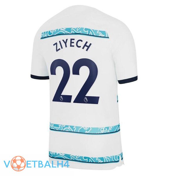 FC Chelsea (ZIYECH 22) voetbal jerseys uit wit 2022-2023