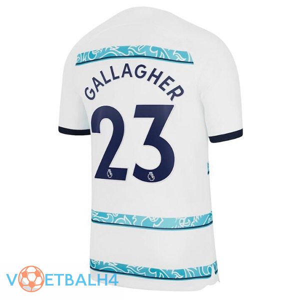 FC Chelsea (GALLAGHER 23) voetbal jerseys uit wit 2022-2023