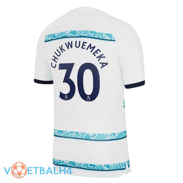 FC Chelsea (CHUKWUEMEKA 30) voetbal jerseys uit wit 2022-2023