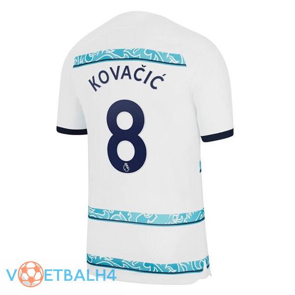 FC Chelsea (KOVACIC 8) voetbal jerseys uit wit 2022-2023