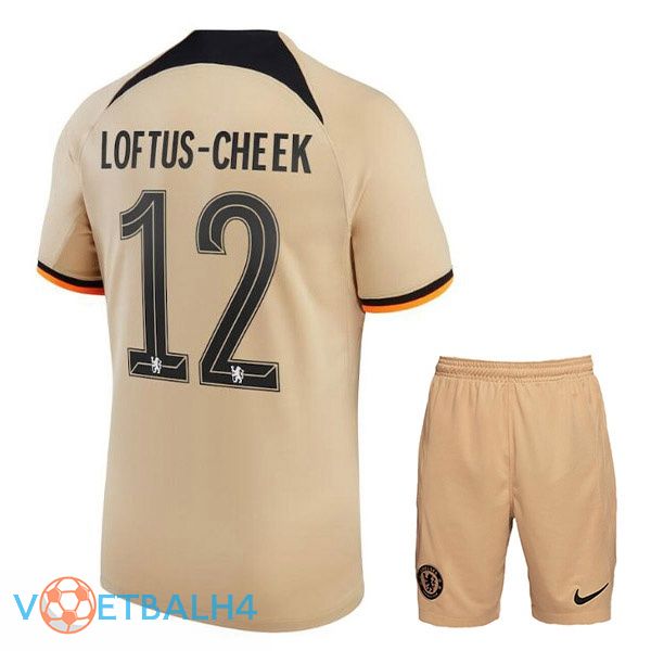 FC Chelsea (LOFTUS-CHEEK 12) kinderen voetbal jerseys derde Marron 2022-2023