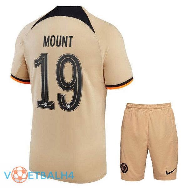 FC Chelsea (MOUNT 19) kinderen voetbal jerseys derde Marron 2022-2023