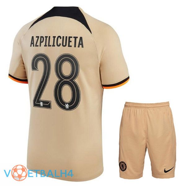 FC Chelsea (AZPILICUETA 28) kinderen voetbal jerseys derde Marron 2022-2023