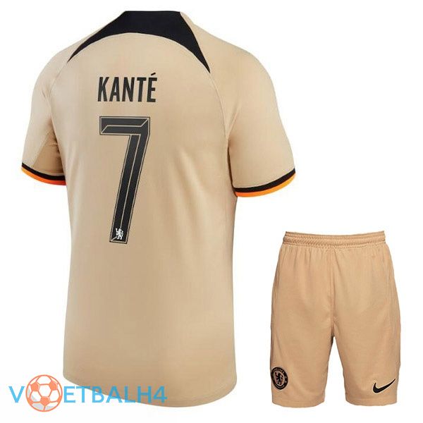 FC Chelsea (KANTÉ 7) kinderen voetbal jerseys derde Marron 2022-2023