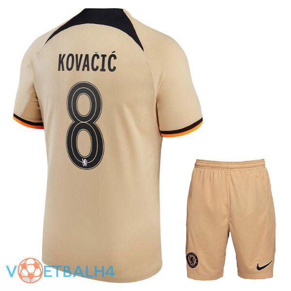 FC Chelsea (KOVACIC 8) kinderen voetbal jerseys derde Marron 2022-2023