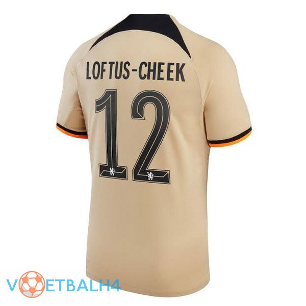 FC Chelsea (LOFTUS-CHEEK 12) voetbal jerseys derde Marron 2022-2023