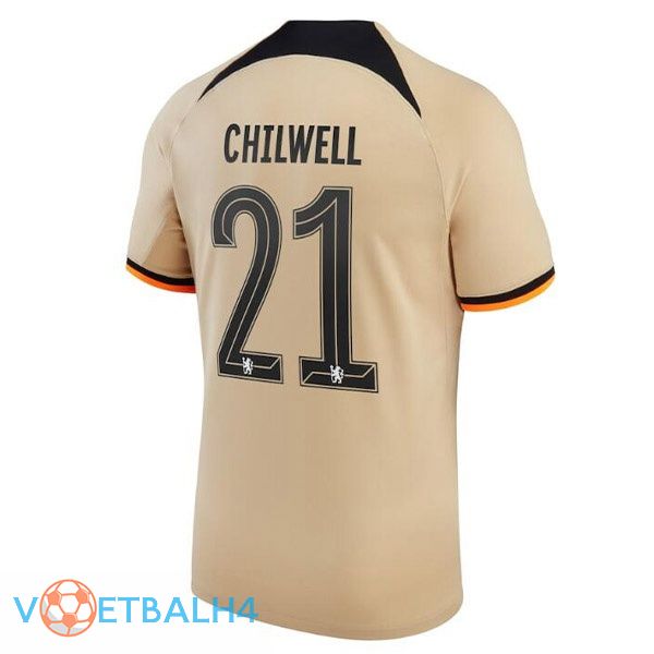 FC Chelsea (CHILWELL 21) voetbal jerseys derde Marron 2022-2023