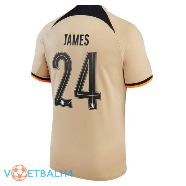 FC Chelsea (JAMES 24) voetbal jerseys derde Marron 2022-2023