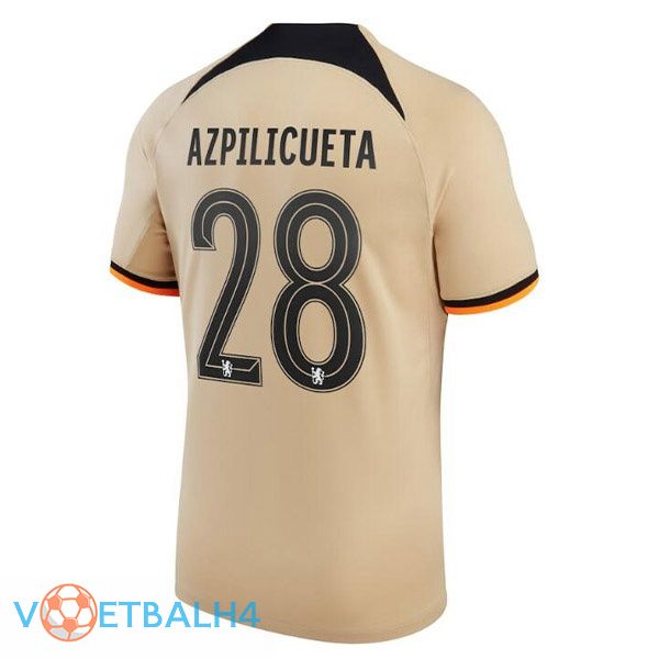 FC Chelsea (AZPILICUETA 28) voetbal jerseys derde Marron 2022-2023