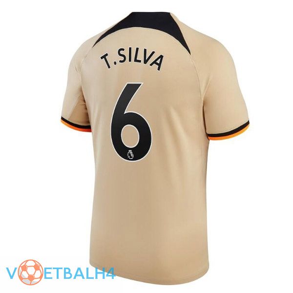 FC Chelsea (T. SILVA 6) voetbal jerseys derde Marron 2022-2023