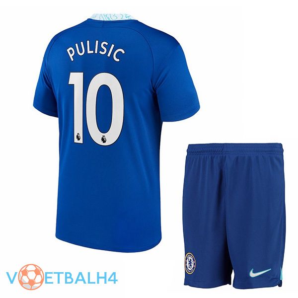 FC Chelsea (Pulisic 10) kinderen voetbal jersey thuis blauw 2022/2023