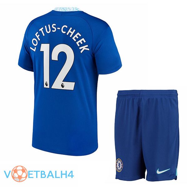 FC Chelsea (Loftus-Cheek 12) kinderen voetbal jersey thuis blauw 2022/2023