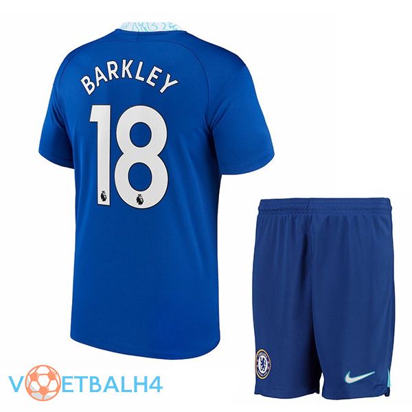 FC Chelsea (Barkley 18) kinderen voetbal jersey thuis blauw 2022/2023