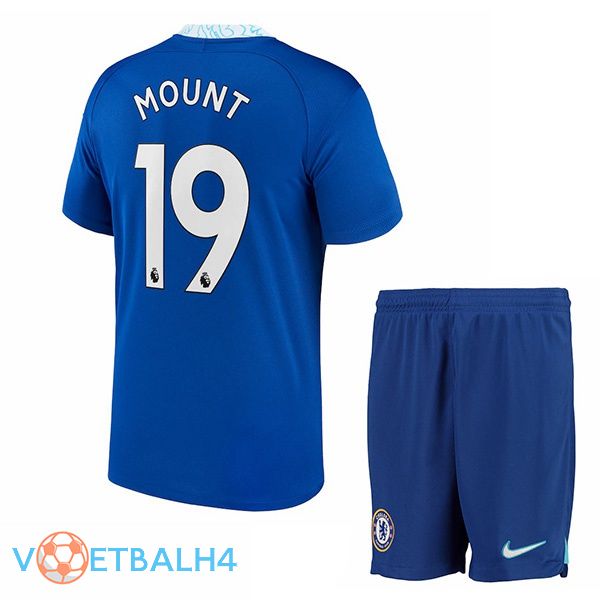 FC Chelsea (Mount 19) kinderen voetbal jersey thuis blauw 2022/2023