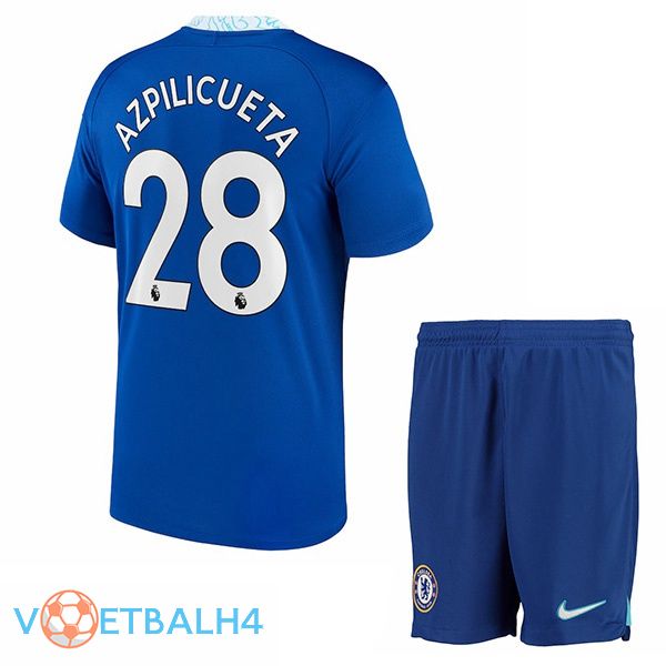 FC Chelsea (Azpilicueta 28) kinderen voetbal jersey thuis blauw 2022/2023