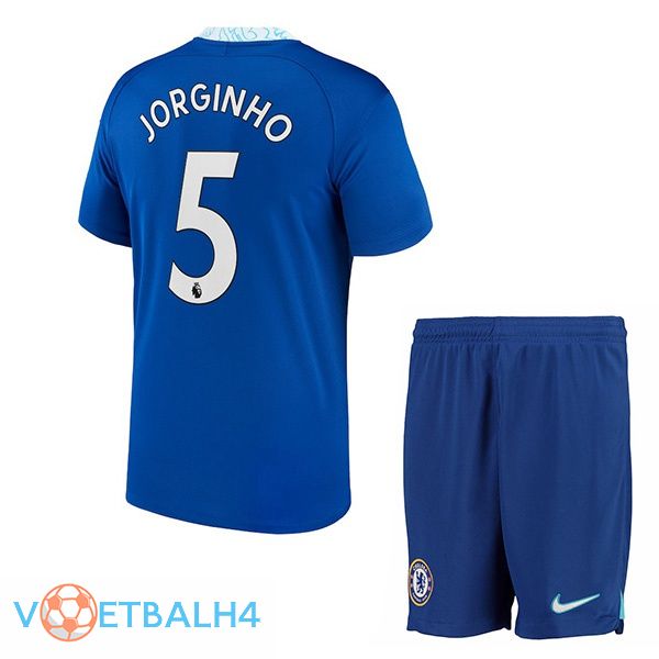 FC Chelsea (Jorginho 5) kinderen voetbal jersey thuis blauw 2022/2023