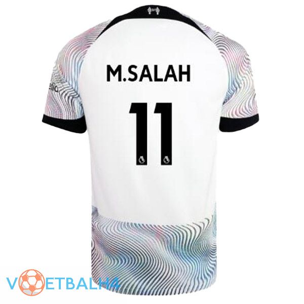 FC Liverpool (M.SALAH 11) voetbal jersey uit wit 2022/2023