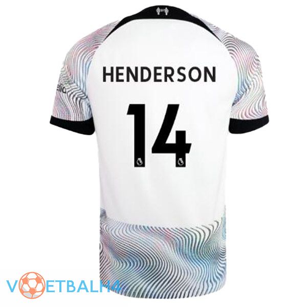 FC Liverpool (HENDERSON 14) voetbal jersey uit wit 2022/2023