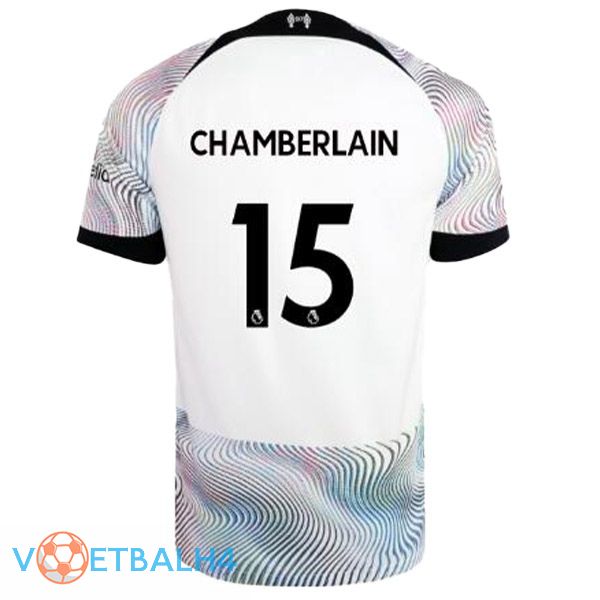 FC Liverpool (CHAMBERLAIN 15) voetbal jersey uit wit 2022/2023