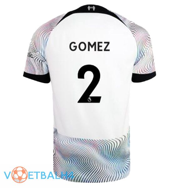 FC Liverpool (GOMEZ 2) voetbal jersey uit wit 2022/2023