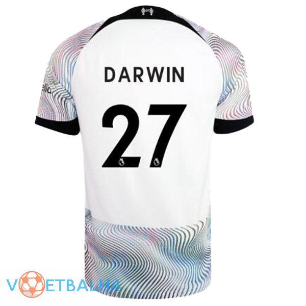 FC Liverpool (DARWIN 27) voetbal jersey uit wit 2022/2023