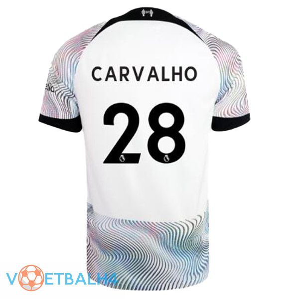 FC Liverpool (CARVALHO 28) voetbal jersey uit wit 2022/2023